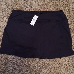 LOFT Medium Black Swim Skirt